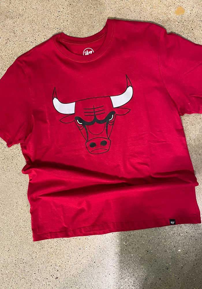47 Chicago Bulls Red Imprint Super Rival Short Sleeve T