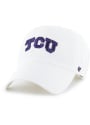 TCU Horned Frogs 47 Clean Up Adjustable Hat - White
