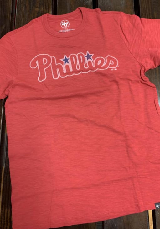 47 Brand / Men's Philadelphia Phillies Red Scrum T-Shirt