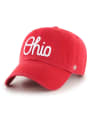 Ohio State Buckeyes 47 Script Clean Up Adjustable Hat - Red