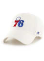 Philadelphia 76ers 47 Clean Up Adjustable Hat - White