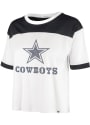 Dallas Cowboys Womens 47 Billie T-Shirt - White