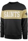 Main image for 47 New Orleans Saints Mens Black Interstate Long Sleeve Fashion Sweatshirt
