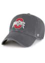 Ohio State Buckeyes 47 Clean Up Adjustable Hat - Charcoal