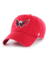 Washington Capitals 47 Clean Up Adjustable Hat - Red