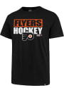 Philadelphia Flyers 47 Blockout Super Rival T Shirt - Black