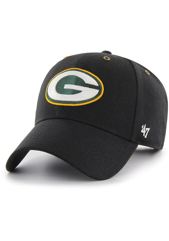 black and white packers hat