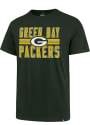 Green Bay Packers 47 Block Stripe Super Rival T Shirt - Green