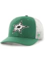 Dallas Stars 47 Trucker Adjustable Hat - Kelly Green
