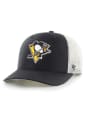 Pittsburgh Penguins 47 Trucker Adjustable Hat - Black