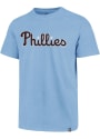 Philadelphia Phillies 47 Wordmark T Shirt - Light Blue