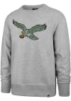 Main image for 47 Philadelphia Eagles Mens Grey Logo Gamebreak Long Sleeve Fashion Sweatshirt