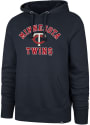 Minnesota Twins 47 Varsity Arch Headline Hooded Sweatshirt - Navy Blue