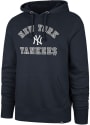 New York Yankees 47 Imprint Headline Hooded Sweatshirt - Navy Blue