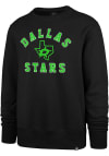Main image for 47 Dallas Stars Mens Black Varsity Arch Headline Long Sleeve Crew Sweatshirt