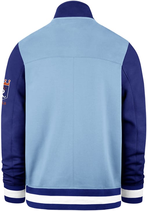 47 Kansas City Royals Mens Light Blue Heritage Iconic Track Jacket