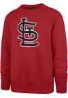 Main image for 47 St Louis Cardinals Mens Red Imprint Headline Long Sleeve Crew Sweatshirt