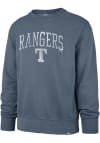 Main image for 47 Texas Rangers Mens Blue Vapor Hudson Long Sleeve Crew Sweatshirt
