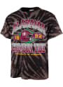 Alabama Crimson Tide 47 Tie Dye Brickhouse Vintage Tubular Fashion T Shirt - Black