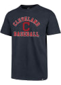 Cleveland Indians 47 Varsity Arch Club T Shirt - Navy Blue