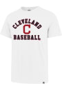 Cleveland Indians 47 Varsity Arch Rival T Shirt - White