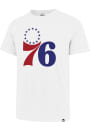Philadelphia 76ers 47 Imprint Super Rival T Shirt - White