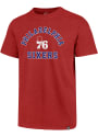Philadelphia 76ers 47 Varsity Arch Club T Shirt - Red