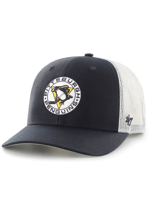 Men's Pittsburgh Penguins '47 Black Team Clean Up Adjustable Hat