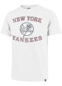 New York Yankees 47 Counter Arc Fashion T Shirt - White