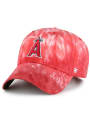 Los Angeles Angels 47 Truckin Tie Dye Clean Up Adjustable Hat - Red