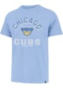 Chicago Cubs 47 Retrograde Franklin Fashion T Shirt - Light Blue