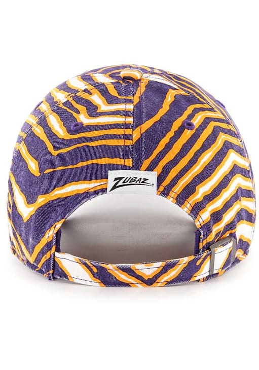 47 Minnesota Vikings PURPLE Zubaz Clean Up Adjustable Hat 48009580