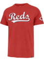 Cincinnati Reds 47 Wordmark Franklin Fieldhouse Fashion T Shirt - Red
