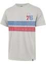 Philadelphia 76ers 47 BARS BOND FRANKLIN Fashion T Shirt - Grey