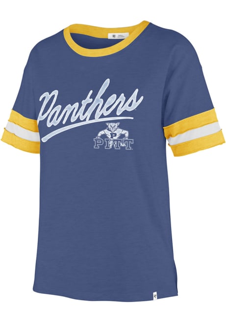 Pitt Panthers Blue 47 Dani Short Sleeve T-Shirt