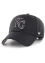 Kansas City Royals 47 Black on Black MVP Adjustable Hat - Black
