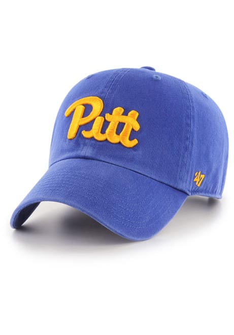 47 Blue Pitt Panthers TC Clean Up Adjustable Hat