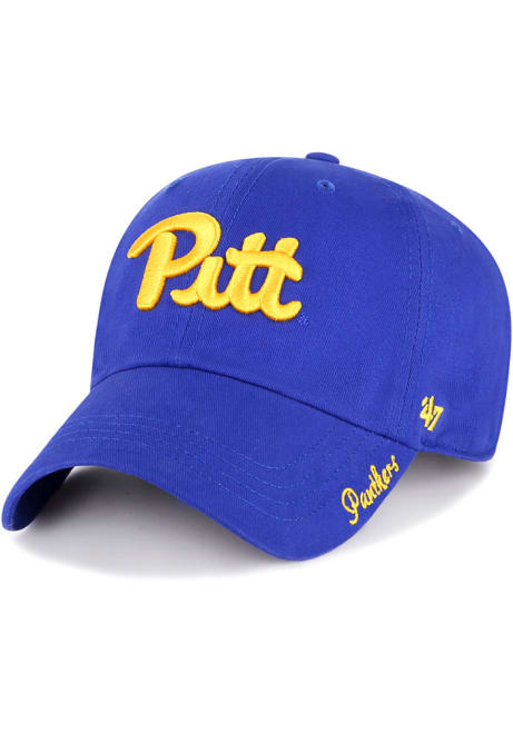 Pitt Panthers 47 Miata Clean Up Womens Adjustable Hat - Blue