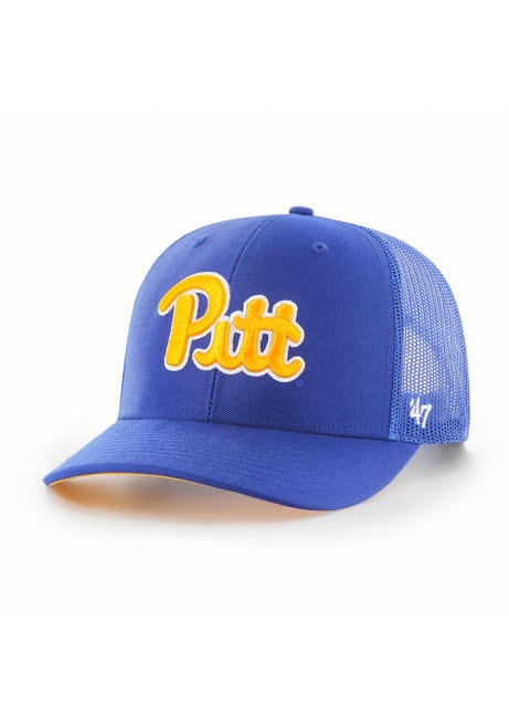 47 Blue Pitt Panthers Trucker Adjustable Hat
