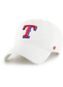 Texas Rangers 47 Clean Up Adjustable Hat - White