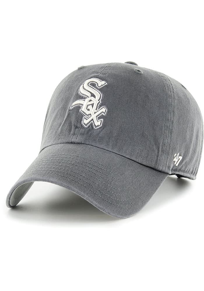 47 Chicago White Sox CHARCOAL Pastel Pop Clean Up Adjustable