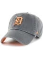 Detroit Tigers 47 Pastel Pop Clean Up Adjustable Hat - Charcoal
