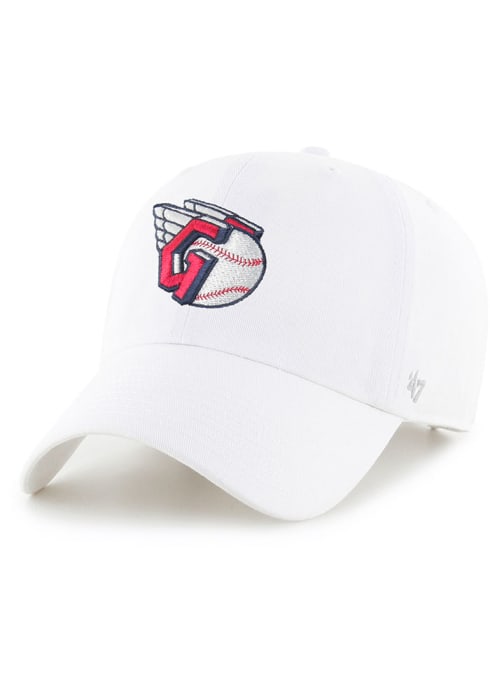 47 Cleveland Guardians Clean Up Adjustable Hat - White