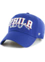 Philadelphia 76ers 47 Script Clean Up Adjustable Hat - Blue