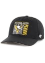 Pittsburgh Penguins 47 Reflex Hitch Adjustable Hat - Black