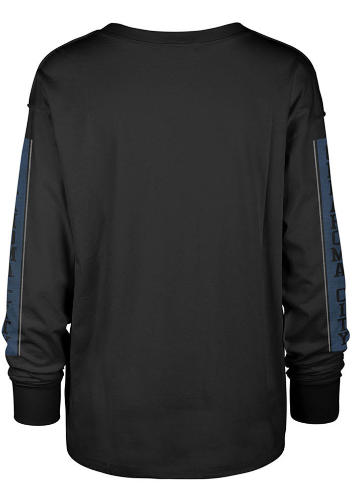 47 Oklahoma City Thunder Womens BLACK Statement Long Sleeve