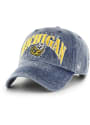 Michigan Wolverines 47 Apollo Clean Up Adjustable Hat - Navy Blue