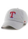 Texas Rangers 47 Clean Up Adjustable Hat - Grey