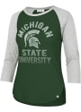 Michigan State Spartans Womens 47 University Fade T-Shirt - Green