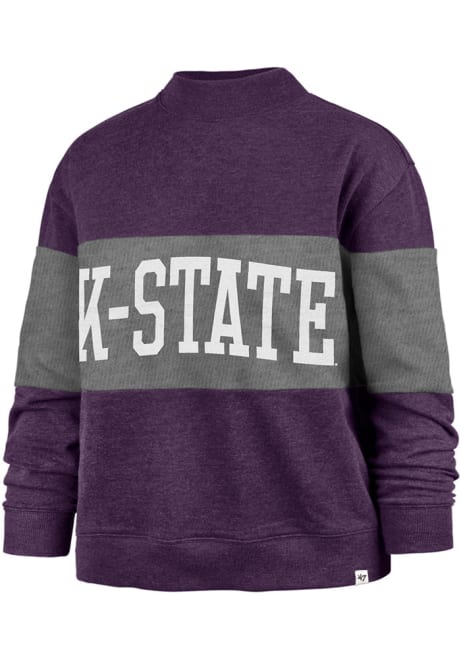 Womens K-State Wildcats Grey 47 Kinsey Crew Sweatshirt